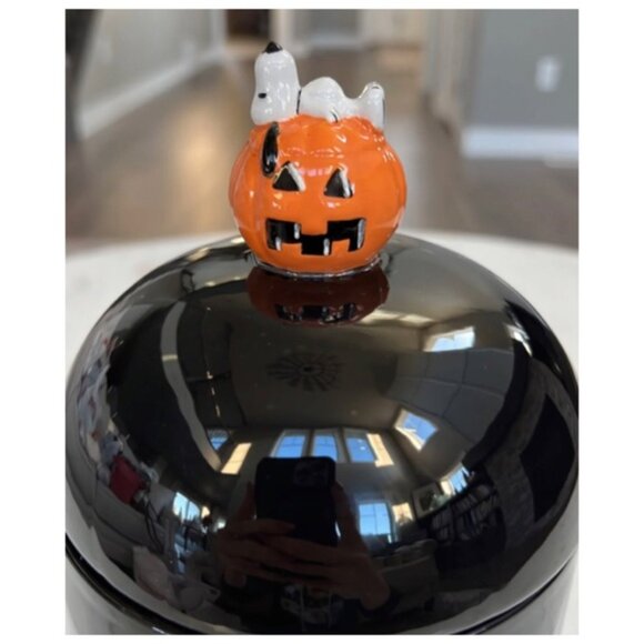 NEW Peanuts Snoopy  “Happiness is Halloween” Ceramic Canister 🎃 - Picture 2 of 6